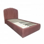 Voodi EVA 90x200cm, vanaroosa samet