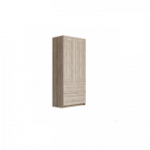 Riidekapp 2-ukseline 2 sahtliga SMART (SM-07) sonoma tamm