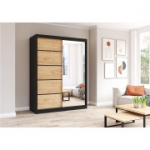 Riidekapp VISTA 05 CRAFT 150cm Must Craft kuld