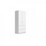 Riidekapp 2-ukseline 2 sahtliga SMART (SM-07) valge