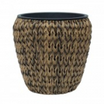 Lillepott WICKER 36x36xH36cm, pruun