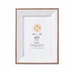 Pildiraam DECOR, 20x25cm, valge/puit