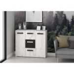 Idzczak Kummut Viva White Craft Oak + Norra m&auml;nd must