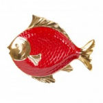 Taldrik GOLDFISH 44x36cm, punane