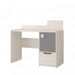 Idzczak kirjutuslaud 02 - SMILE Oak Craft valge + hall