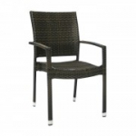 WICKER-3 k&auml;etugedega tool, tumepruun