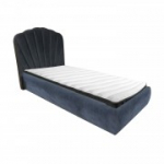 Voodi EVA 90x200cm, hall samet