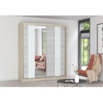 Riidekapp MULTI 32 (183 cm) Sonoma tamm + cutthult + valge
