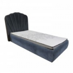 Voodi EVA 90x200cm, hall samet