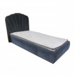 Voodi EVA 90x200cm, hall samet