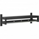 Riiul esikusse MONDEO, 82x32xH26cm, puit: tamm, v&auml;rvus: must