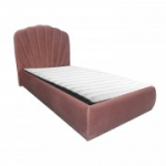 Voodi EVA 90x200cm, vanaroosa samet