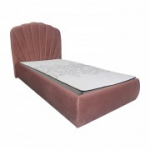 Voodi EVA 90x200cm, vanaroosa samet