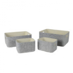 Karp LIDA FELT 36x27xH16cm, helehall