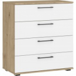 FLEX - Kummut KM-1 MODULARRIDEROBIS&Uuml;STEEMI jaoks - tamm k&auml;sit&ouml;&ouml;/valge