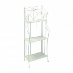 Riiul SANDY 40x28xH126cm, antiikvalge