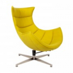 Tugitool GRAND EXTRA 86x84xH96cm, kangas sinepikollane