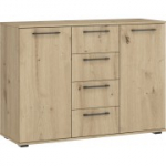 FLEX - Kummut KM-2 MODULARRIDEROBIS&Uuml;STEEMI jaoks - k&auml;sit&ouml;&ouml;na valmistatud tamm