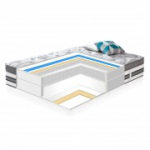 Vedrumadrats HARMONY DELUX, 160x200xH38cm, topelt vedruplokk