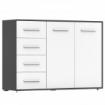 Kummut FRIDA 01 2D4S Must/valge