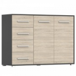 Kummut FRIDA 01 2D4S CS must / sonoma tamm