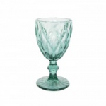 Veiniklaas CORAL 300ml, D7xH17cm, t&uuml;rkiissinine