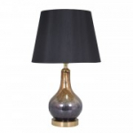 Laualamp LUXO H56,5cm, must/kuldne
