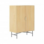 Riidekapp BASSEL 80x40xH110cm, 3D melamiin