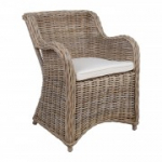 Tugitool KATALINA 62x72xH83cm, naturaalne
