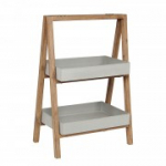 LIIVAKIVI riiul 70x40xH100cm, riiulid: komposiitkivi, v&auml;rvus: pruun, akaatsia puitkarkass