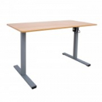 Kirjutuslaud ERGO OPTIMAL 1 mootoriga 140x70cm, hikkori