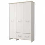 Idzchak Garderoob 3D 19 - COSMO valge + Sonoma tamm