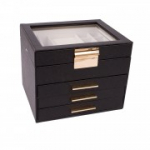 Ehtekarp SEZANE 22x18xH17,5cm, must