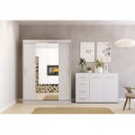 Garderoobikomplekt VISTA 01 + kummut FRIDA 01