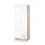 LIMA S-2 riidekapp sonoma tamm/valge (2tk=1tk)