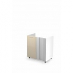 VENTO DKN-100/82 nurgakapi fassaad valamu all: beež (1p=1tk)