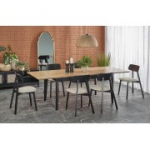 EDMONDO laud naturaalne tamm/must