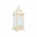 K&uuml;&uuml;nlajalg-latern SAMIRA-2, 20x20xH48cm, antiikbeež