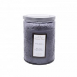 Klaask&uuml;&uuml;nal ROMANTIC TIMES, D8xH11cm, kaanega, hall (aroom - FULL MOON/ BLACK CURRENT)