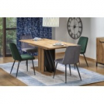 FABIANO abilaud, tammepuust k&auml;sit&ouml;&ouml;/must