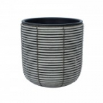 Lillepott WICKER D27xH28cm, hall