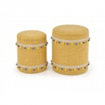 GRADO komplekt, 2 poufi, kollane (1p=1tk)