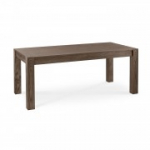 S&ouml;&ouml;gilaud TURIN 90x165/225xH75cm, materjal: tamm, v&auml;rvus: suitsutamm, viimistlus: &otilde;litatud