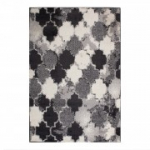 Vaip LOTTO-7, 100x150cm, hall / must / valge