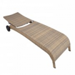 Lamamistool WICKER 73x196x99cm, cappuccino