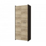 Kaheukseline riidekapp MOKKA II Canterbury Oak + Country Grey Oak