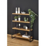 BOLIVAR REG1 raamaturiiul kuldne tamm / must (1p=1tk)