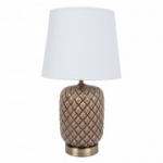 Laualamp VERRE H45cm, pruun