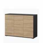 Kummut FRIDA 01 2D4S Sonoma Tamm/ must