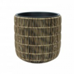 Lillepott WICKER D35xH36cm, helepruun